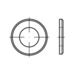 TOOLCRAFT 147884 Onderlegringen Binnendiameter: 4.3 mm ISO 7090 Staal 1000 stuk(s)