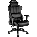 Tectake Gaming Chair Bureaustoel - Premium Racing Kunstleer - Verstelbaar - Zwart