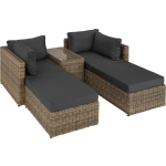 Tectake - Wicker Loungeset San Domino - 403168 - Bruin