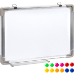 Tectake - Magnetisch Bord Whiteboard Presentatiebord 60 X 45 Cm - 400814