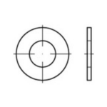 TOOLCRAFT 159221 Onderlegringen Binnendiameter: 4.3 mm Staal 200 stuk(s)