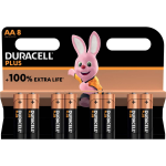 Duracell Batterij Plus 100% Aa, Blister Van 8 Stuks 24 Stuks