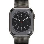 Apple Watch Series 8 Cellular 41 Mm Graphite/stainless Steel/graphite - Zwart
