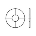 TOOLCRAFT 159276 Spatbordschijven Binnendiameter: 8.4 mm Staal Galvanisch verzinkt 200 stuk(s)