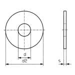 TOOLCRAFT 4,3 D9021 POLY 194732 Onderlegringen Binnendiameter: 4.3 mm M4 DIN 9021 Kunststof 100 stuk(s)