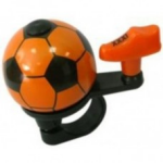 Pexkids fietsbel voetbal 38 mm - Oranje