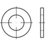 TOOLCRAFT TO-5377746 Onderlegringen 27 mm ISO 7089 RVS A2 100 stuk(s)