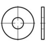 TOOLCRAFT TO-5378031 Onderlegringen 5 mm ISO 7093 RVS A5 100 stuk(s)