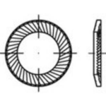 881200049035000 Onderlegringen 3.5 mm 88120 Verenstaal 500 stuk(s)