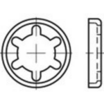 884960104080000 Schotelringen 17.2 mm 88496 Staal Galvanisch verzinkt 100 stuk(s)