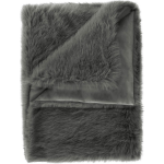 Heckett & Lane Fake Fur Plaid Perle - Classic Grey 140x200cm - Grijs