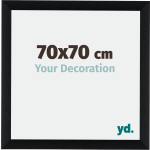 Your Decoration Tucson Aluminium Fotolijst 70x70cm Geborsteld - Zwart