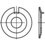 TOOLCRAFT TO-5357577 Onderlegringen 5.3 mm DIN 432 RVS A2 50 stuk(s)