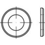 TOOLCRAFT TO-5377914 Onderlegringen 48 mm ISO 7090 RVS A4 10 stuk(s)