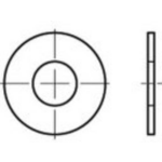 TOOLCRAFT TO-5455023 Onderlegringen 6.5 mm 88101 200 stuk(s)