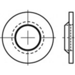 TOOLCRAFT TO-5455029 Onverliesbare ringen 5 mm 88152 100 stuk(s)