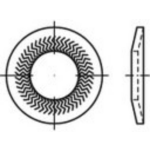 881240300240000 Onderlegringen 24 mm 88124 Verenstaal 100 stuk(s)