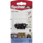 Fischer wandhaken Fast & Fix Black K 8 stuks