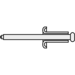 TOOLCRAFT 194715 Blindklinknagel (Ã x l) 5 mm x 10 mm Staal Aluminium A5*10 D7337-AL/ST 10 stuk(s)