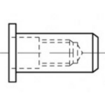 TOOLCRAFT TO-5444292 Blindklinkmoer M8 Staal 200 stuk(s)