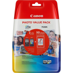 Canon PG-540XL/CL-541XL Photo Value Pack + PP-201 Fotopapier - Zwart