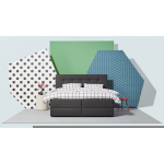 Beter Bed Opbergboxspring Ted Met Topper Vitalis Hr - 180 x 200 cm - antraciet