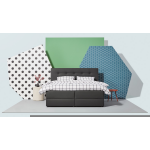 Beter Bed Opbergboxspring Ted Met Topper Vitalis Hr - 140 x 200 cm - antraciet