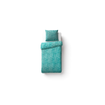 Beter Bed Dekbedovertrek Chard - 140 x 200/220 cm - Turquoise