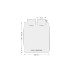 Beter Bed Dekbedovertrek Tim - 200 x 200/220 cm - Blauw