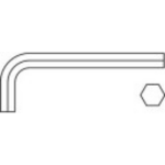 TOOLCRAFT Haakse schroevendraaier Inbus 0.9 mm