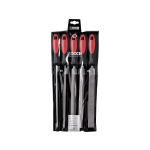 Dick Set werkplaatsvijlen 5-delig met 2-comp. handgreep 200 mm 1314202-2K 1 set(s)