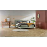 Boxspring Opal Vlak Met Gestoffeerd Matras - 140 x 220 cm - hunter