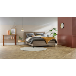 Boxspring Opal Vlak Met Gestoffeerd Matras - 200 x 220 cm - brown