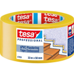 Tesa PVC-pleisterband | dwars geribbeld | geel | lengte 33 m | breedte 50 mm | 6 stuks - 67001-00001-00