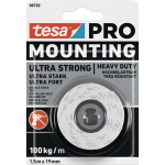 Tesa Montageband | wit | lengte 1,5 m | breedte 19 mm | 12 stuks - 66792-00000-00