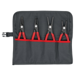 Knipex Precisie-borgringtangenset | 4-delig in roltas | 19-60 mm | 1 stuk - 00 19 57 V01