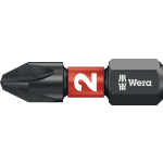 Wera Bit | PH2 lengte 25 mm | 1/4 inch C6,3 | impaktor, DC | box met 10 bits | 1 stuk - 05157616001