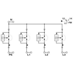 Phoenix Contact 2908264 FLT-SEC-P-T1-3S-440/35-FM Overspanningsafleider 1 stuk(s)