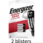 Energizer 4 Stuks (2 Blisters A 2 St) Alkaline Battery 4lr44 6 V