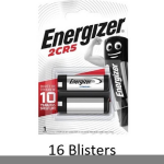Energizer 16 Stuks (16 Blisters A 1 Stuk) Lithium 2cr5 6v Fotobatterij 245