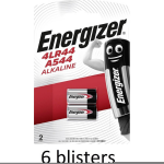 Energizer 12 Stuks (6 Blisters A 2 St) Alkaline Battery 4lr44 6 V