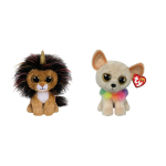 ty - Knuffel - Beanie Boo&apos;s - Ramsey Lion & Chewey Chihuahua