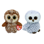 ty - Knuffel - Beanie Boo&apos;s - Percy Owl & Owlette Owl