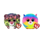 ty - Knuffel - Teeny Puffies - Dot Leopard & Gizmo Cat