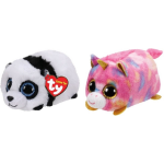 ty - Knuffel - Teeny &apos;s - Bamboo Panda & Star Unicorn