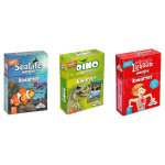 Identity Games Spellenbundel - Kwartet - 3 Stuks - Sealife Kwartet & Dino Kwartet & Menselijk Lichaam Kwartet