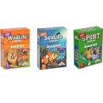Identity Games Spellenbundel - Kwartet - 3 Stuks - Wildlife Kwartet & Sealife Kwartet & Sport Weetjes Kwartet