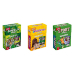 Identity Games Spellenbundel - Kwartet - 3 Stuks - Junglelife Kwartet & Sport Weetjes Kwartet & Huisdieren Kwartet