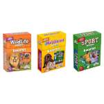 Identity Games Spellenbundel - Kwartet - 3 Stuks - Wildlife Kwartet & Huisdieren Kwartet & Sport Weetjes Kwartet