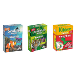 Identity Games Spellenbundel - Kwartet - 3 Stuks - Sealife Kwartet & Junglelife Kwartet & Kikker Junior Kwartet
